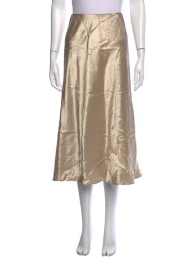 Pre-owned Max Mara Midi Length Skirt In Neutrals