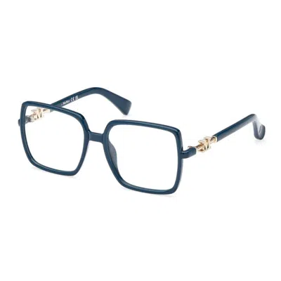 Max Mara Mini Clear Demo Lenses Eyeglasses In Blue