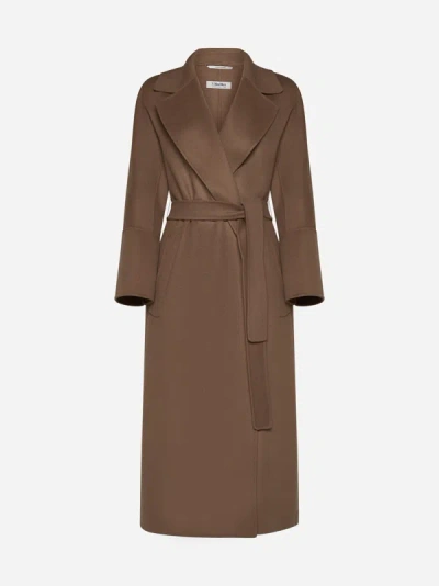 Max Mara S Elisa Belted Wool Coat In Camel