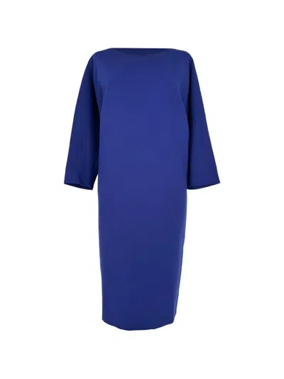 Pre-owned Max Mara Shift Dress In Blue