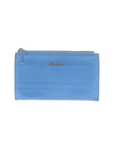 Pre-owned Max Mara Wallet In Blue