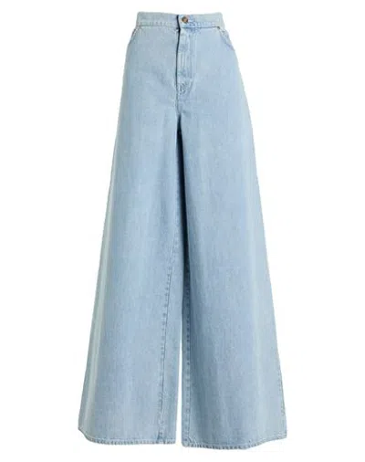 Max Mara Woman Jeans Blue Size 6 Cotton