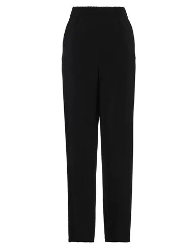 Max Mara Woman Pants Black Size Xl Viscose, Elastane In Black