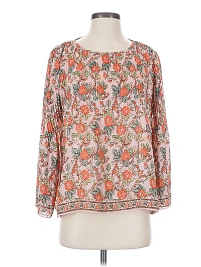 Pre-owned Max Studio 3/4 Sleeve Blouse In Orange