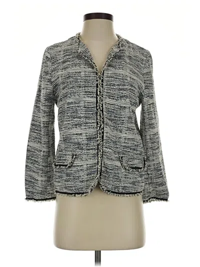 Pre-owned Max Studio Blazer Jacket In Gray