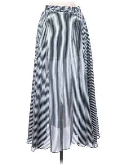 Pre-owned Max Studio Casual Skirt In Silver