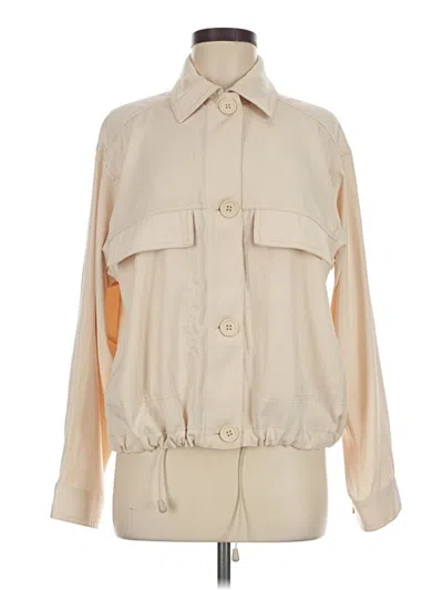 Pre-owned Max Studio Jacket In Ivory