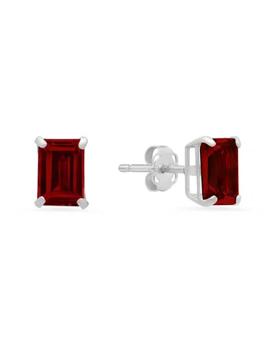 Maxcolor 14k 1.90 Ct. Tw. Garnet Studs