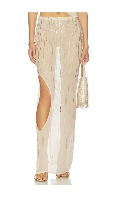 May Mashiah Florence Skirt In Champagne