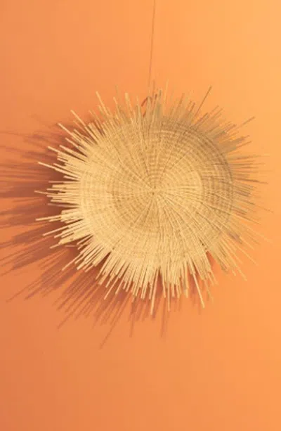 Mbare Sun Plate Wall Decor In Yellow