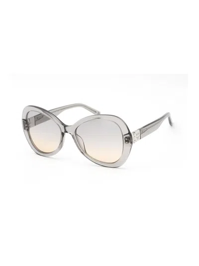 Mcm 695se Sunglasses Grey / Peach Gradient In White