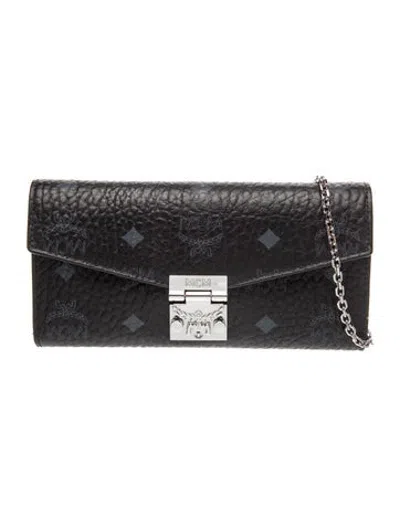 Pre-owned Mcm Clutch In Black