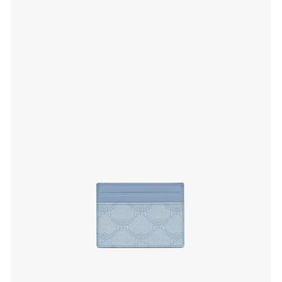 Mcm Himmel Card Case In Lauretos In Blue