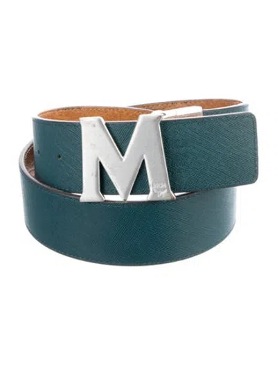 Pre-owned Mcm Leather Belt In Brown