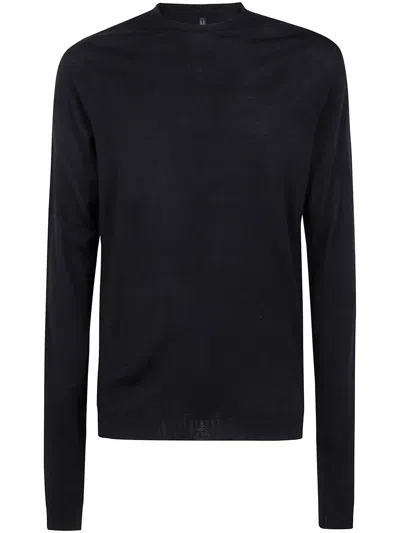 Md75 Wool Crew Neck Sweater In Black