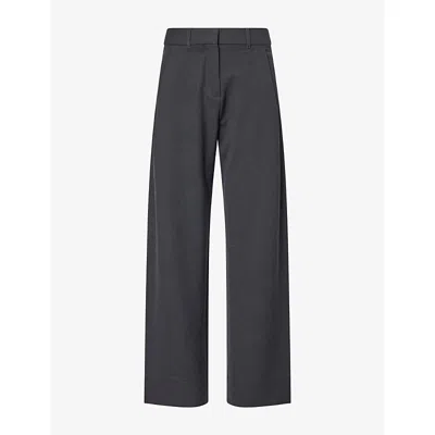 Me And Em And Em Womens Clever Pleated Woven Trousers Black