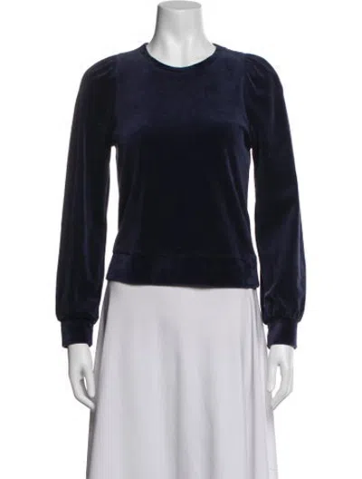 Pre-owned Me+em Crew Neck Long Sleeve Sweatshirt In Black