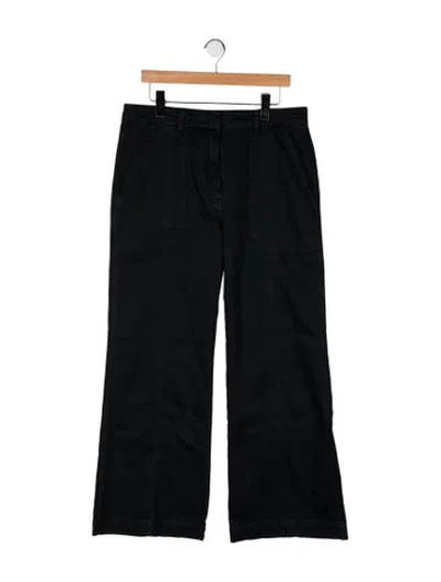 Pre-owned Me+em High-rise Wide Leg Jeans In Black
