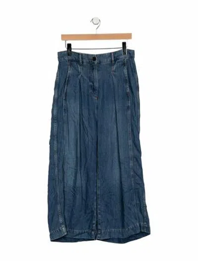 Pre-owned Me+em High-rise Wide Leg Jeans In Blue