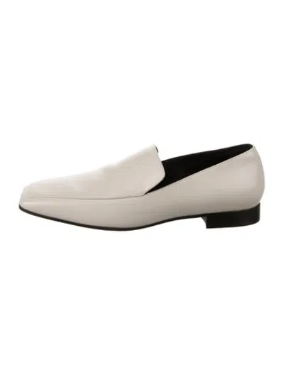 Pre-owned Me+em Leather Loafers In Neutrals