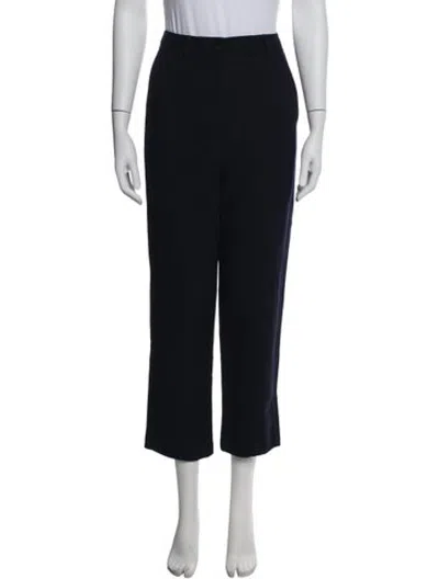Pre-owned Me+em Straight Leg Pants In Black