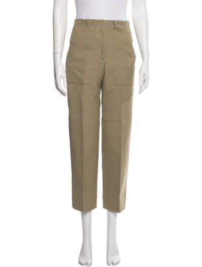 Pre-owned Me+em Straight Leg Pants In Green