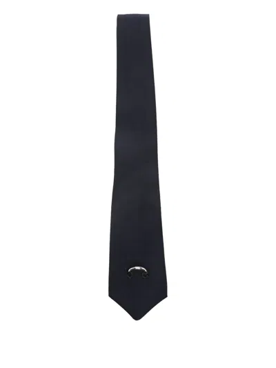 Medeea Ring-detail Tie In Blue