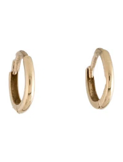 Pre-owned Mejuri 14k Mini Hoop Earrings In Multicolor