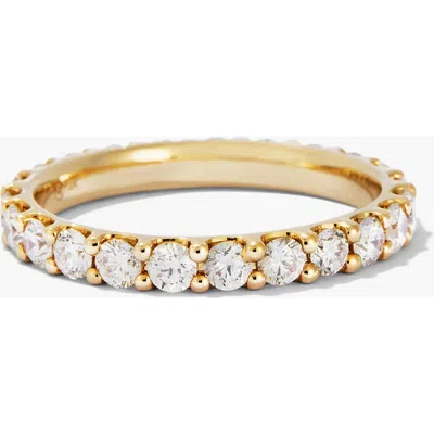 Mejuri Bold Diamond Eternity Ring In Yellow Gold