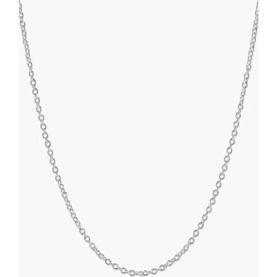 Mejuri Cable Chain Necklace In Sterling Silver