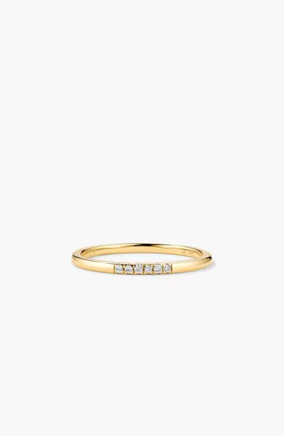 Mejuri Diamonds Line Ring In 10k Yellow Gold