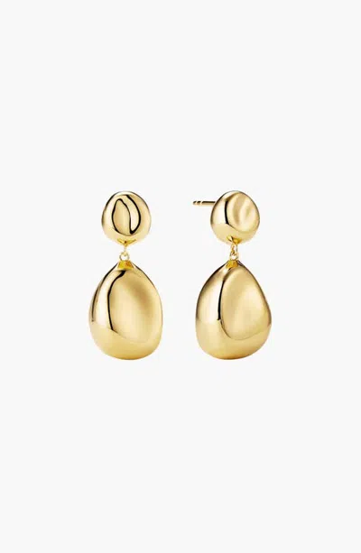 Mejuri Dôme Pebble Earrings In 18k Gold Vermeil