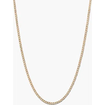 Mejuri Flat Curb Chain Necklace In 14k Yellow Gold