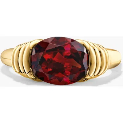 Mejuri Heirloom Ring In Garnet