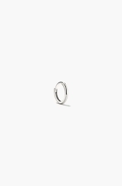 Mejuri Mini Single Hoop Earring In Silver