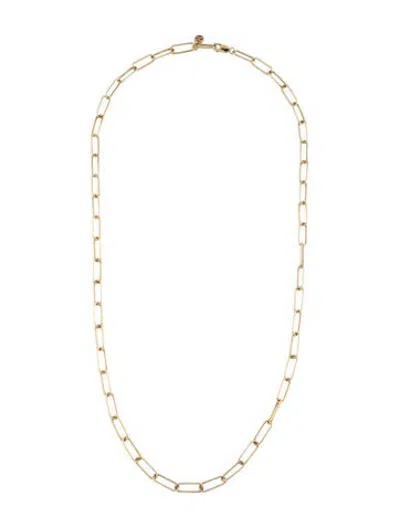 Pre-owned Mejuri Paperclip Chain Necklace, 22.25" In Multicolor