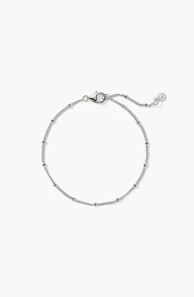Mejuri Spheres Chain Bracelet In Silver