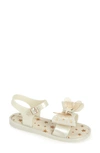 Melissa Kids' Girl's Mar Star Sandals, Baby/toddler In White Metallic