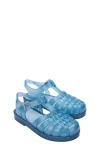 Melissa Mini  Kids' Mini Posession Jelly Fisherman Sandal In Blue Glitt