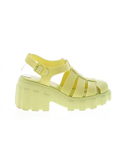 Pre-owned Melissa Sandals In Yellow