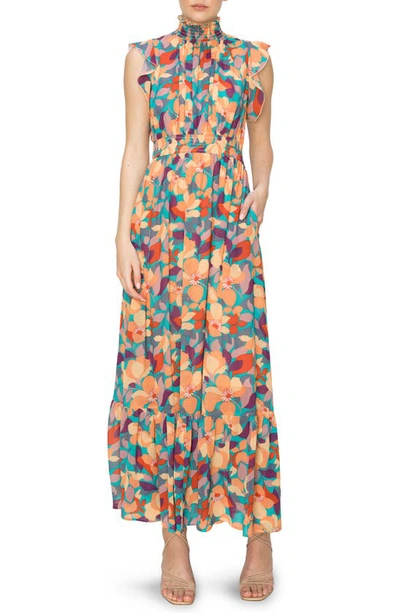 long green satin slip dress Green Jacquard Corset Slip Maxi Dress