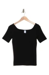 Melrose And Market Baby Scoop Neck T-shirt In Black