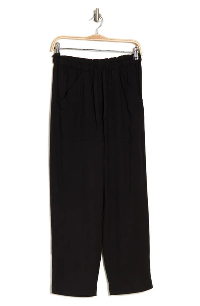 Melrose And Market Paperbag Utility Pants In Black