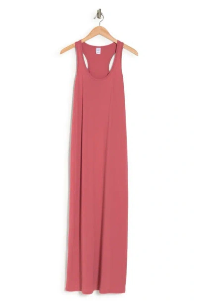 Melrose And Market Sleeveless Racerback Maxi Dress In Pink