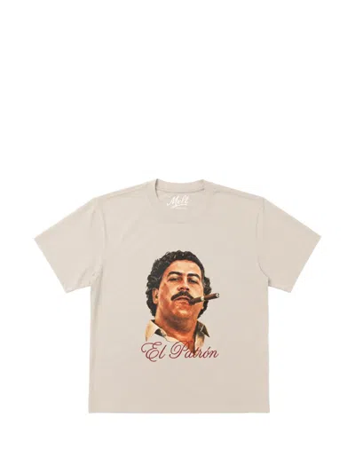 Melt Graphic-print T-shirt In Neutral