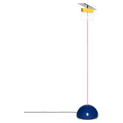 Pre-owned Memphis Milano Martine Bedin "splendid" Luxury Italian Floor Lamp For  In Beige