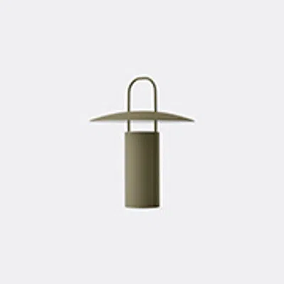 Menu Ray Portable Table Lamp In Dusty Green