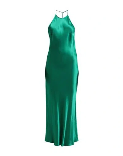 Merci .., Woman Maxi Dress Emerald Green Size 8 Viscose