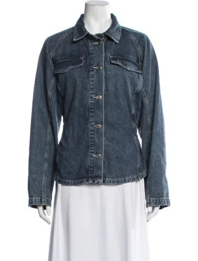 Pre-owned Merlette Denim Jacket In Blue
