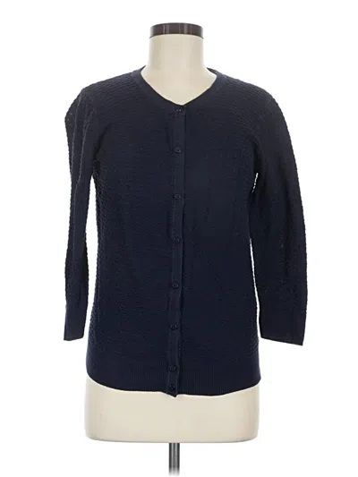 Pre-owned Merona Cardigan Sweater In Blue